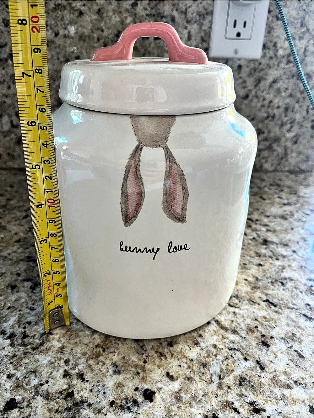 Rae Dunn Bunny Love Easter Canister